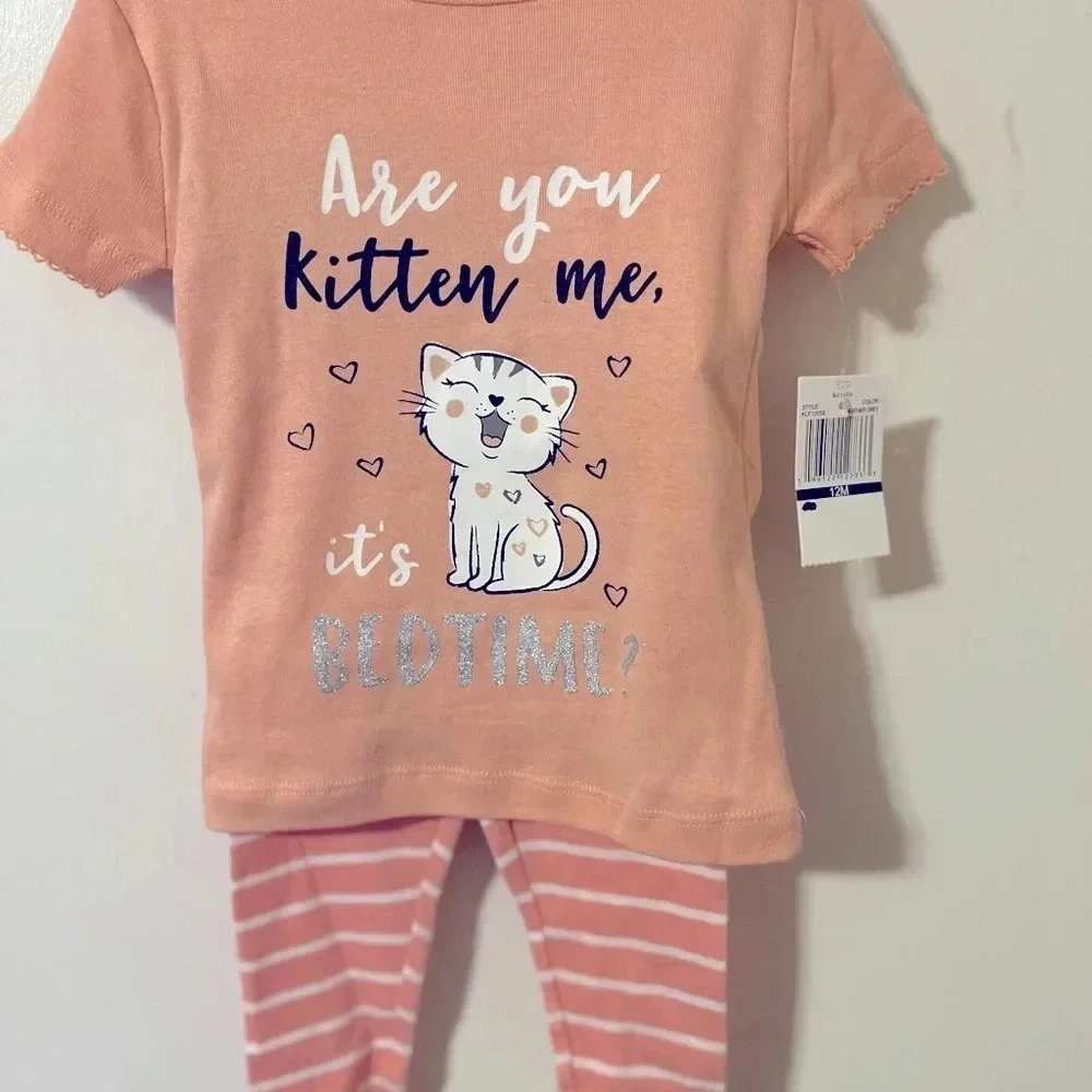 Koola Baby pajamas 4 piece set with short and long sleeve and pant elastic waist